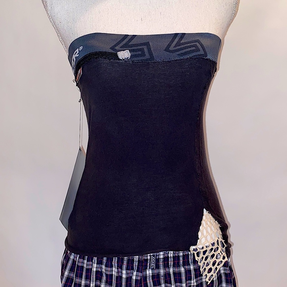 Punk rock sports top skirt convertible